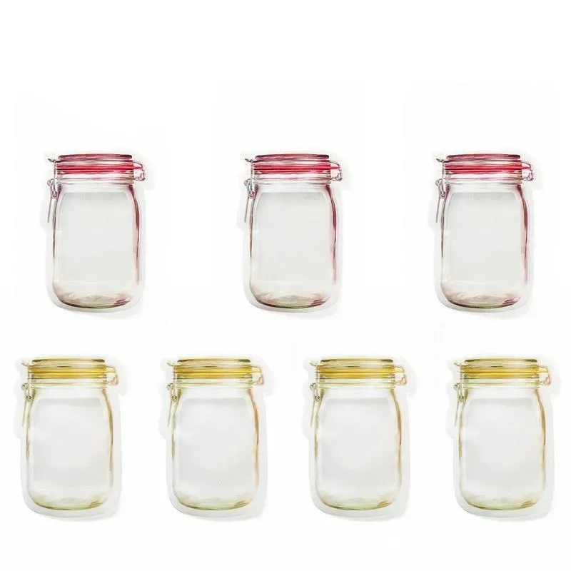 free 7Pcs Jar Zipper Bags 2025 - Bags