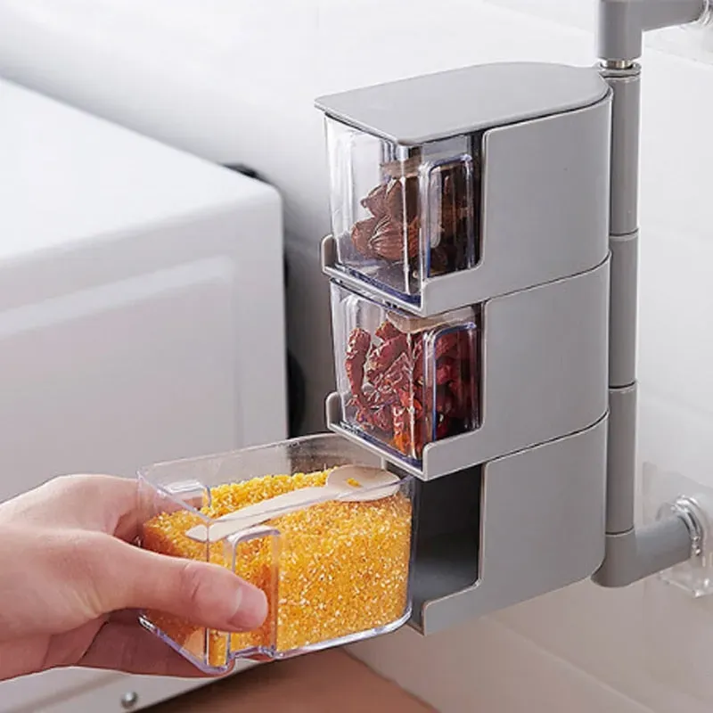 Multi Layer Rotatable Drawer textured - Organization
