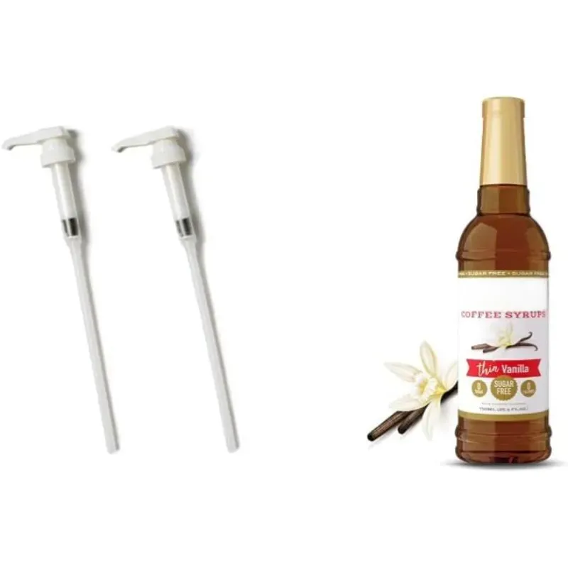 prescribed 2 Pack Coffee Syrup Pump With Flavor 2025 - Containers